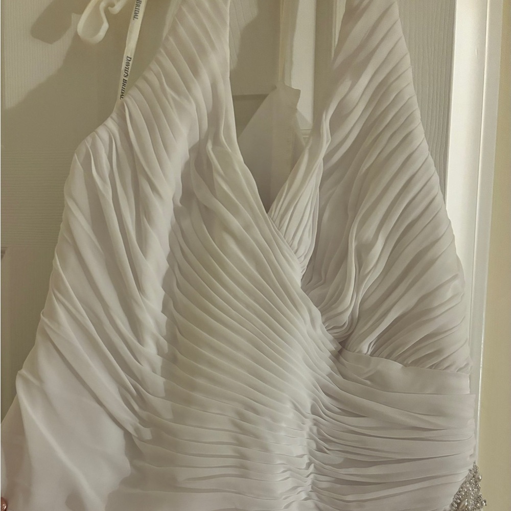 Davids bridal halter top wedding dress
